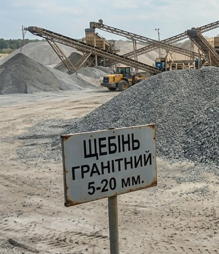 Щебінь фракції 5-20